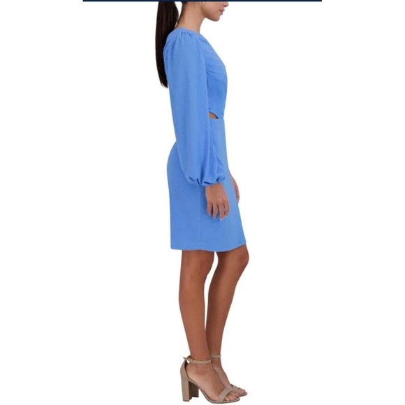 BCBGeneration Azure One Shoulder Mini Dress Cutout Size 16 NWT 6547 Asym Neck - Picture 3 of 16